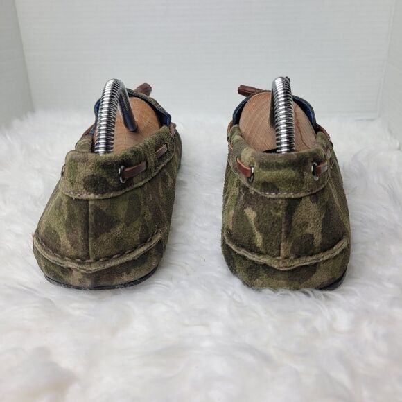 Ted Baker Brently Men's Loafer Size 9 Driving Tassel Loafer Camo Suede Shoes - Picture 4 of 10